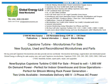 Tablet Screenshot of globalmicroturbine.com